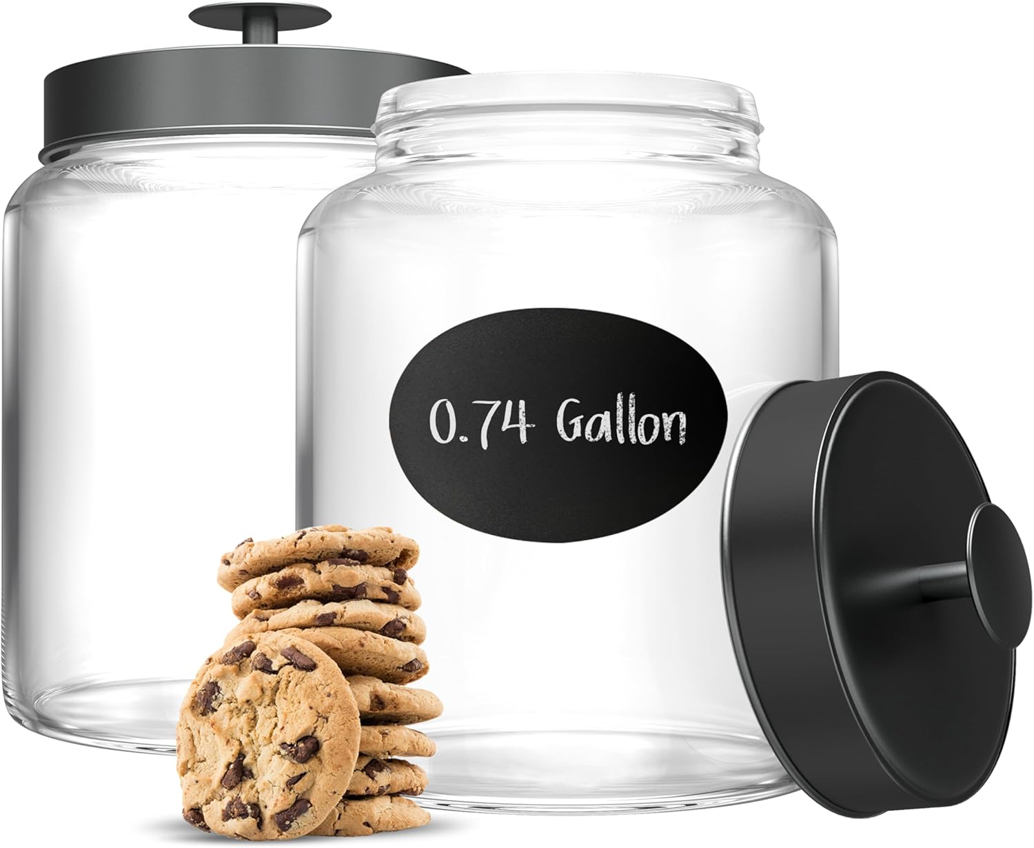 Food Storage Set Glass - Glass Kitchen Canister Set, Food &