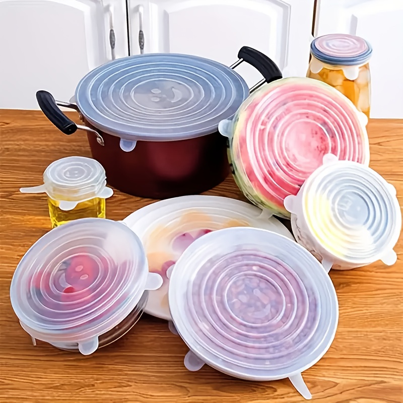 Silicone Stretch Lid - Reusable Silicone Stretch Lids – Non‑Slip
