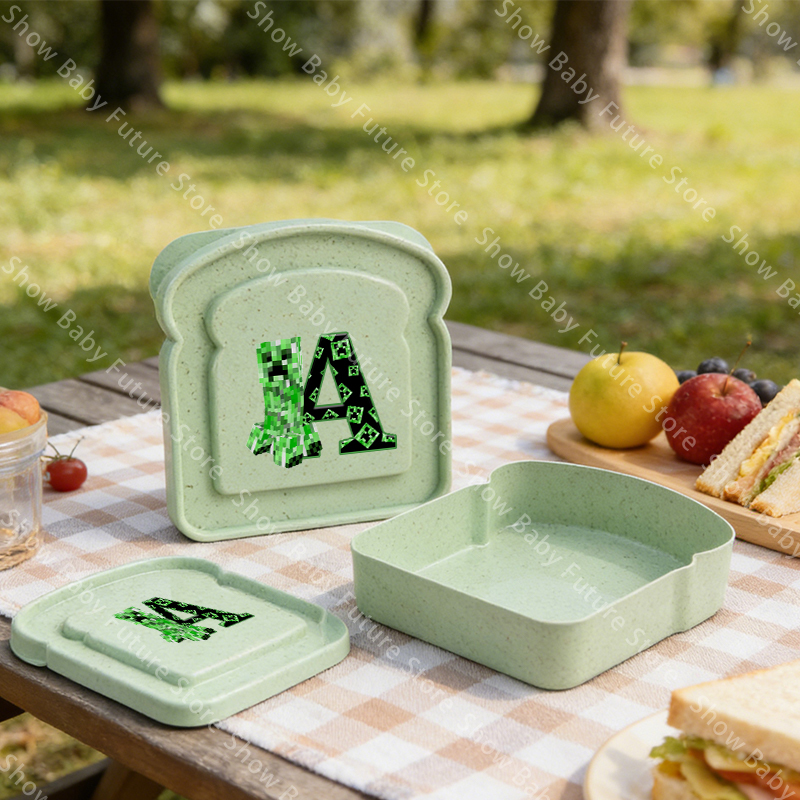Food Storage Minecraft - New 12.5CM Cute Toast Storage Box