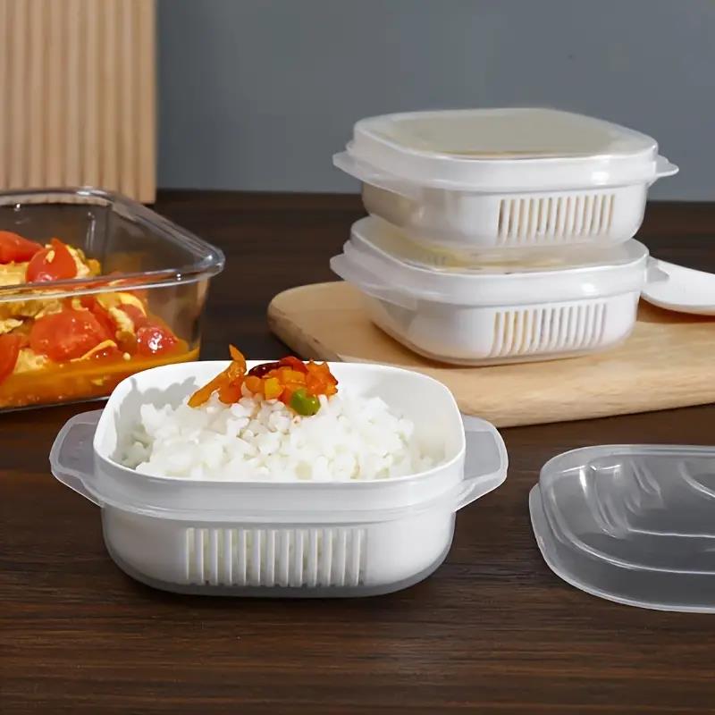 Food Storage Cabinet For Kitchen - Rice storage box, microwaveable in the
