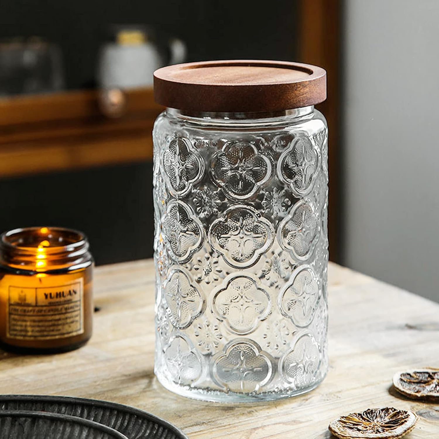 35oz/1000ml Glass Storage Jars - Food Storage Glass Containers reseña y precio
