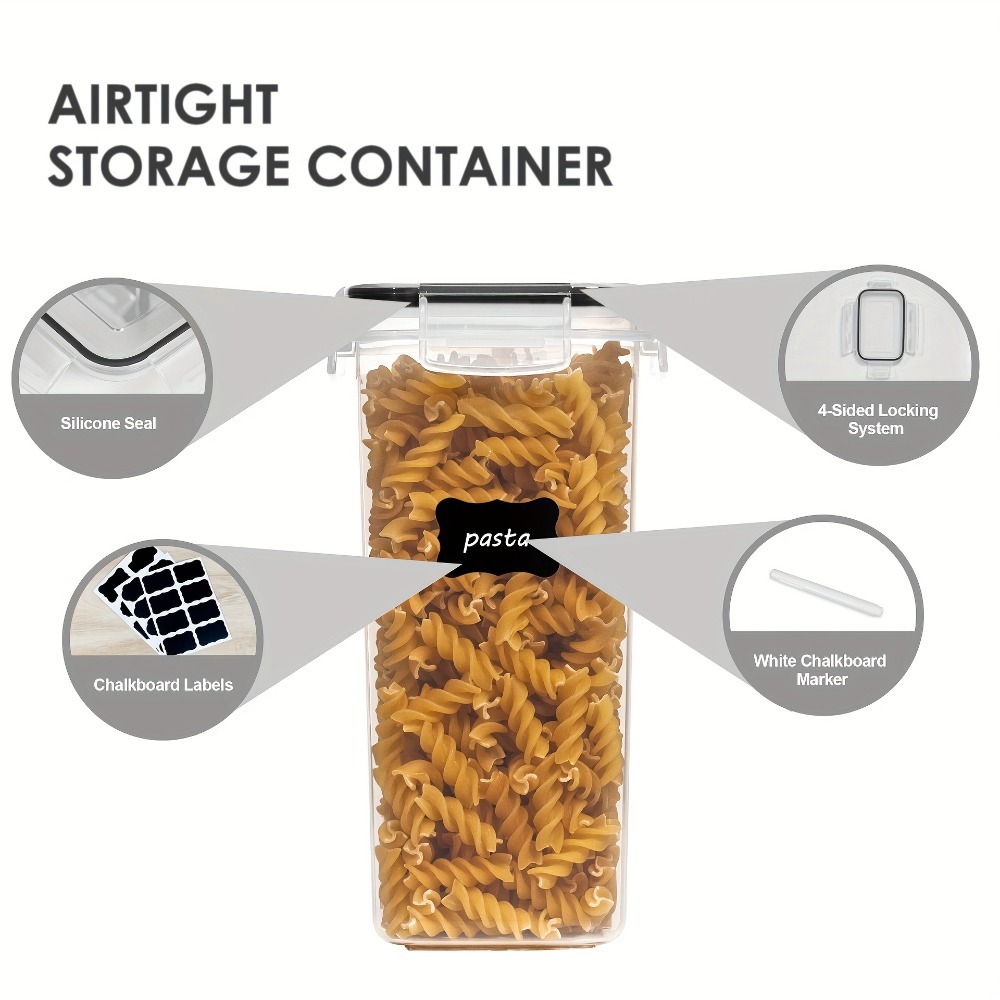 24Pcs Food Storage Containers  - Food Storage Cabinet For Kitchen reseña y precio