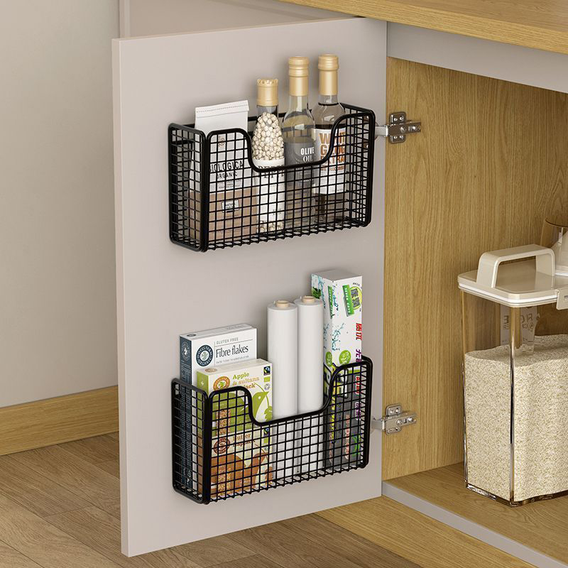 Door Storage Box Iron Rack Wal - Food Storage Cabinet For Kitchen reseña y precio