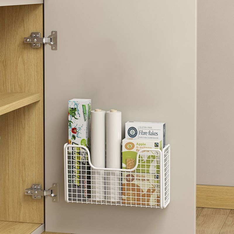 Door Storage Box Iron Rack Wal - Food Storage Cabinet For Kitchen reseña y precio