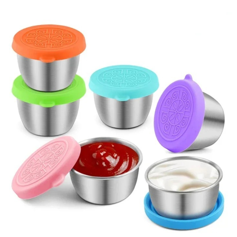 6PC/Set 304 Stainless Steel Di - Silicone Stretch Lid reseña y precio