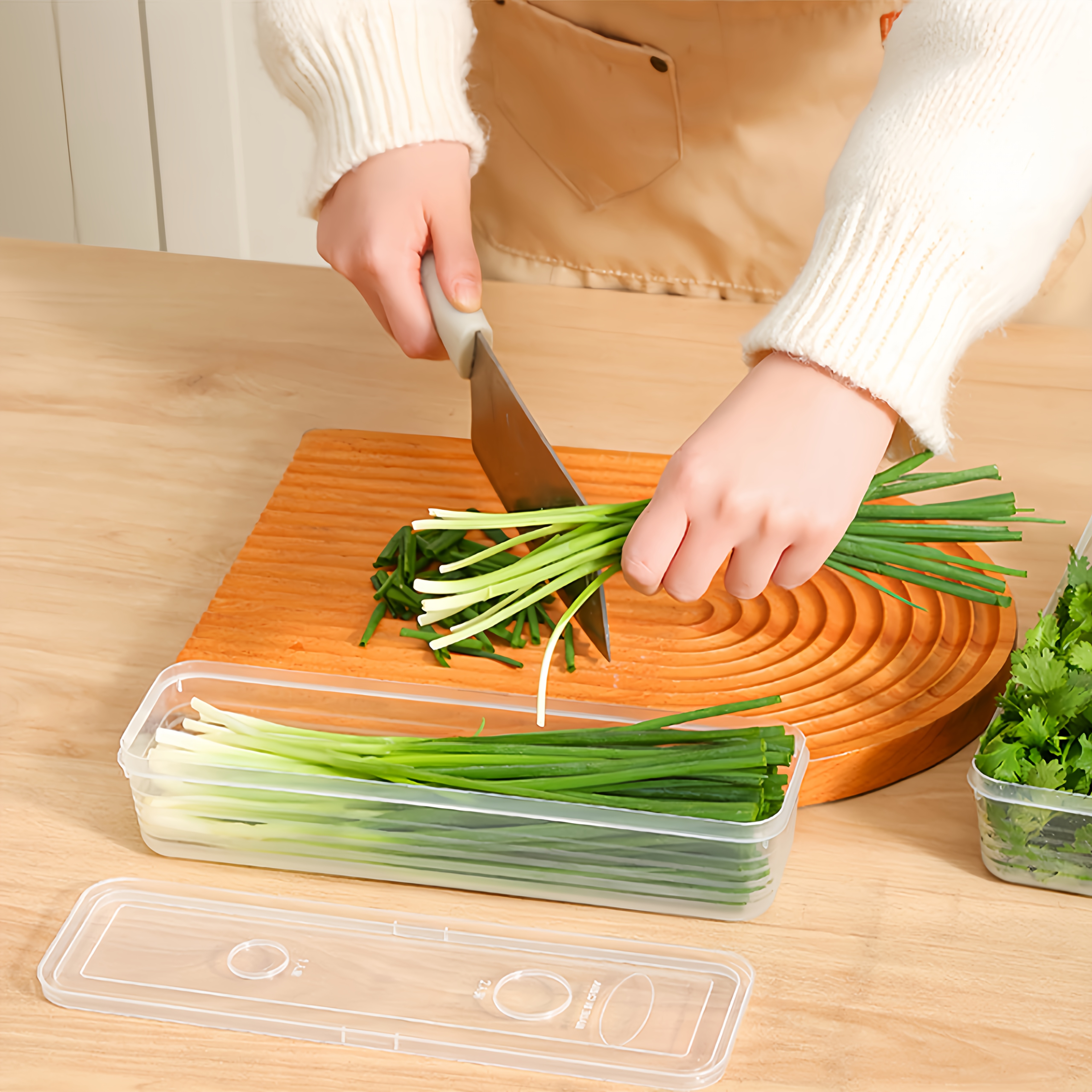 2/4/6pcs Food Vegetable Storag - Food Storage Cabinet For Kitchen reseña y precio