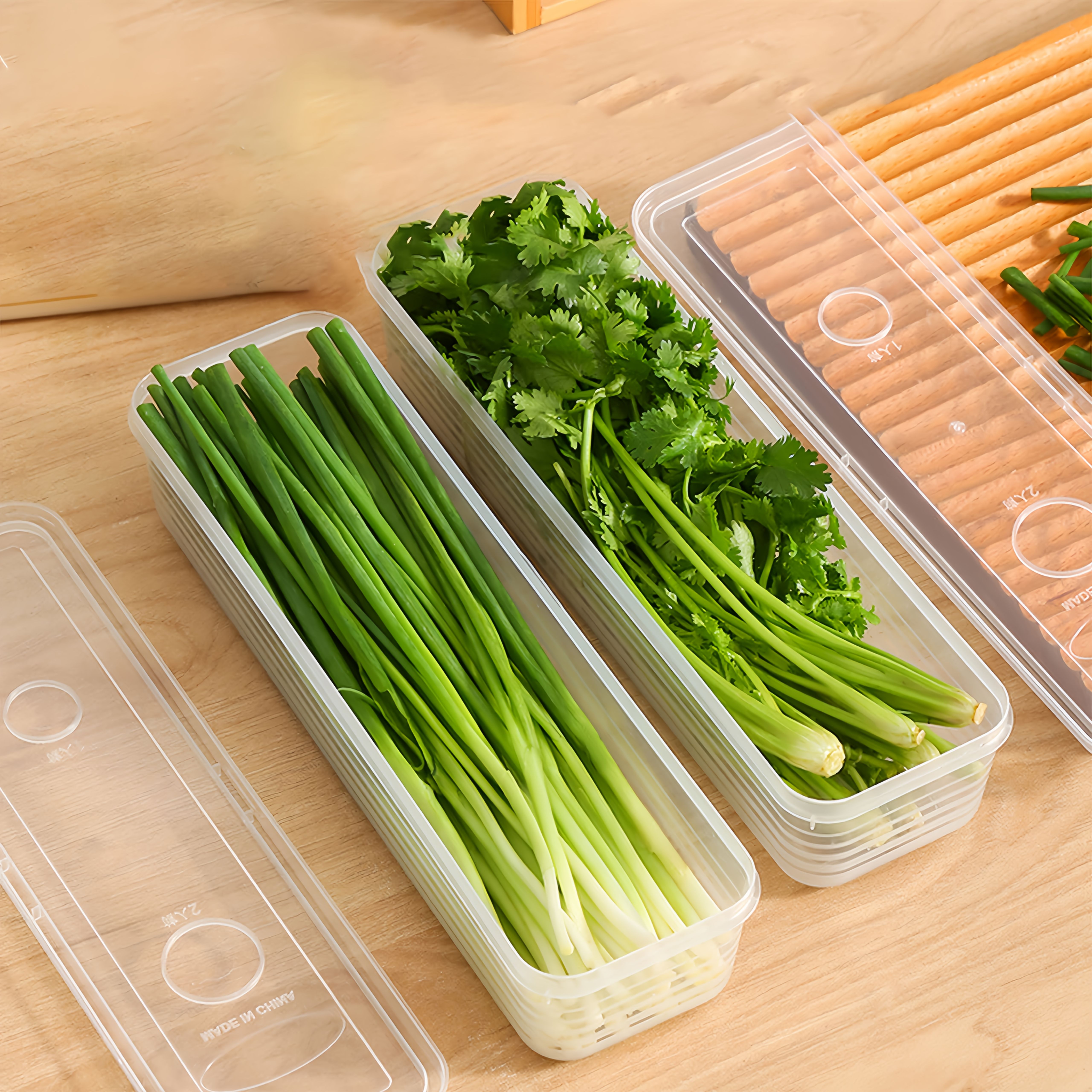 2/4/6pcs Food Vegetable Storag - Food Storage Cabinet For Kitchen reseña y precio