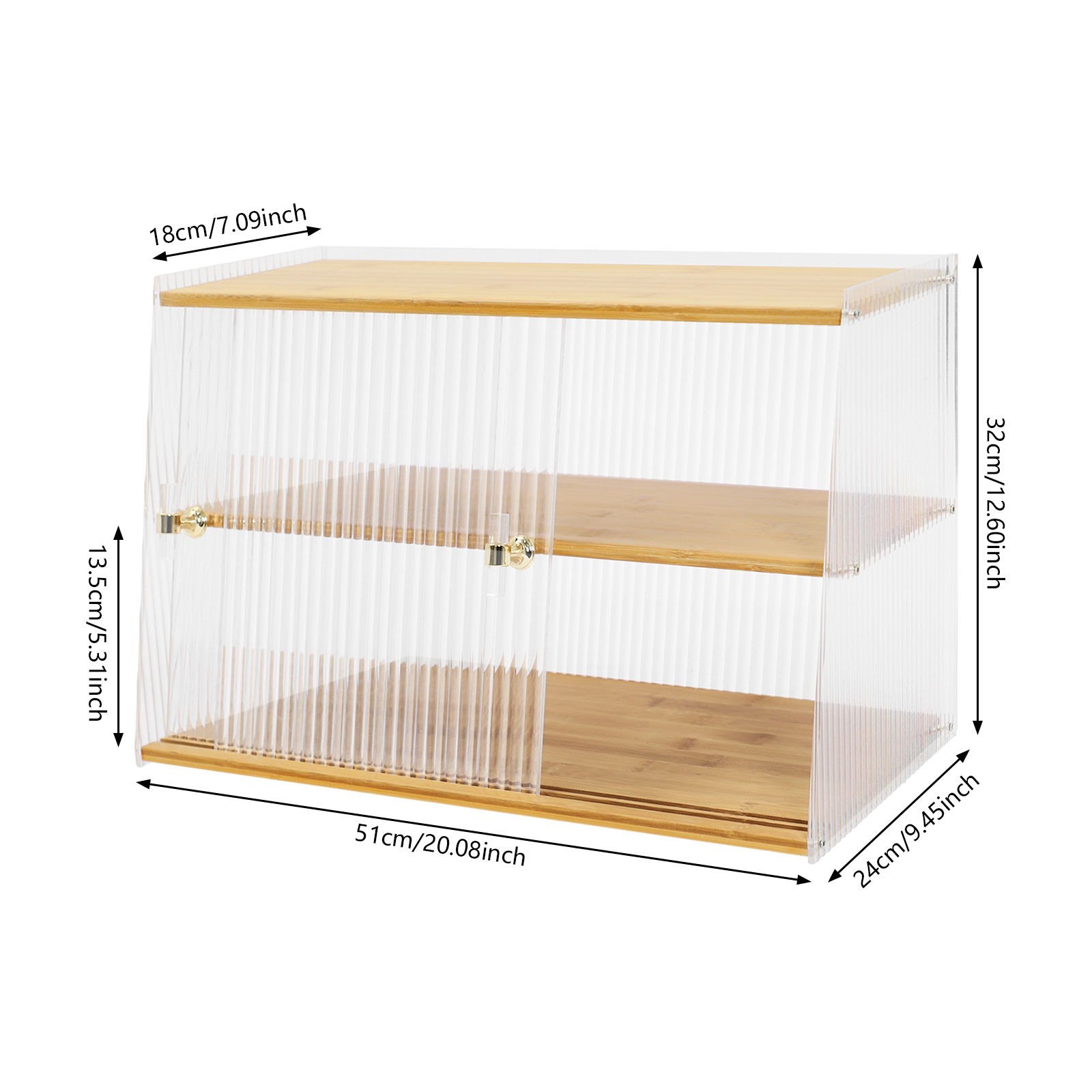 Cup Storage Rack, Bamboo Sideb - Food Storage Cabinet For Kitchen reseña y precio