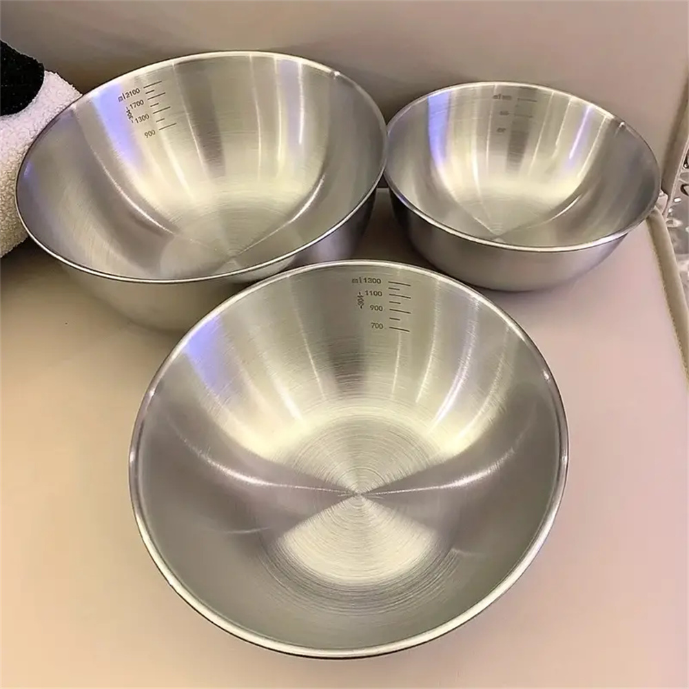 1-3 Stainless Steel Bowl Set w - Food Storage Eco Friendly reseña y precio