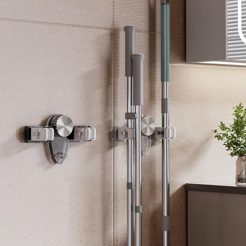Suction Cup Mop Hanger with 2  - Food Storage Types reseña y precio