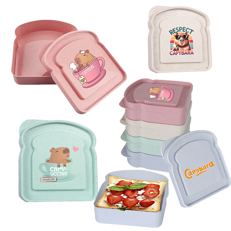 Capybara Sandwich Food Storage - Food Storage Square Containers reseña y precio
