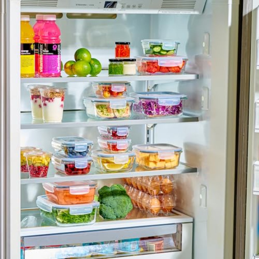 40pc Set Glass Food Storage Co - Food Storage Set Glass reseña y precio