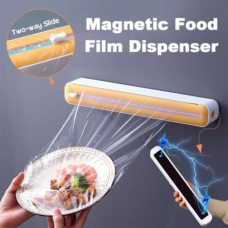 Food Film Dispenser Magnetic P - Food Storage Dispenser reseña y precio