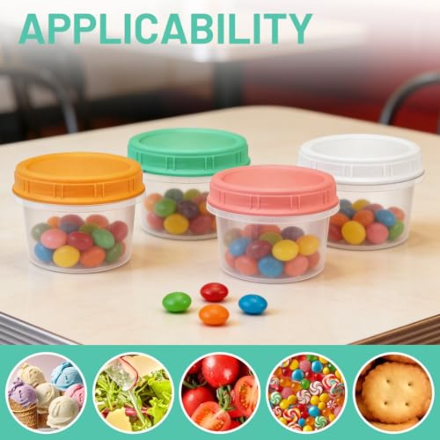 12 Pack Freezer Containers wit - Food Storage Lid reseña y precio