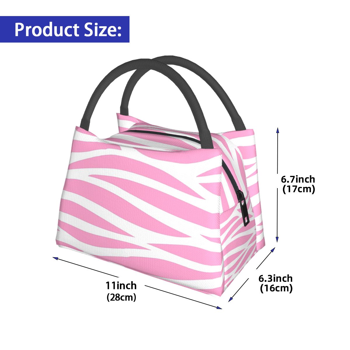 Zebra Pattern Pink Zebra Strip - Zebra Food Storage reseña y precio