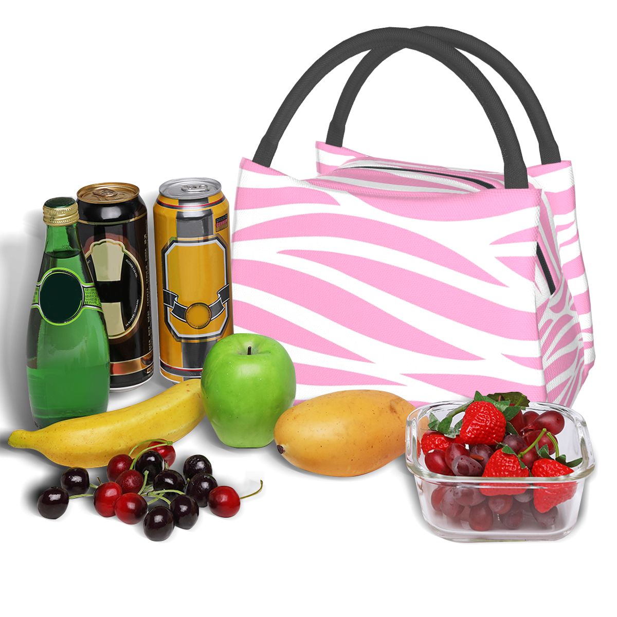 Zebra Pattern Pink Zebra Strip - Zebra Food Storage reseña y precio