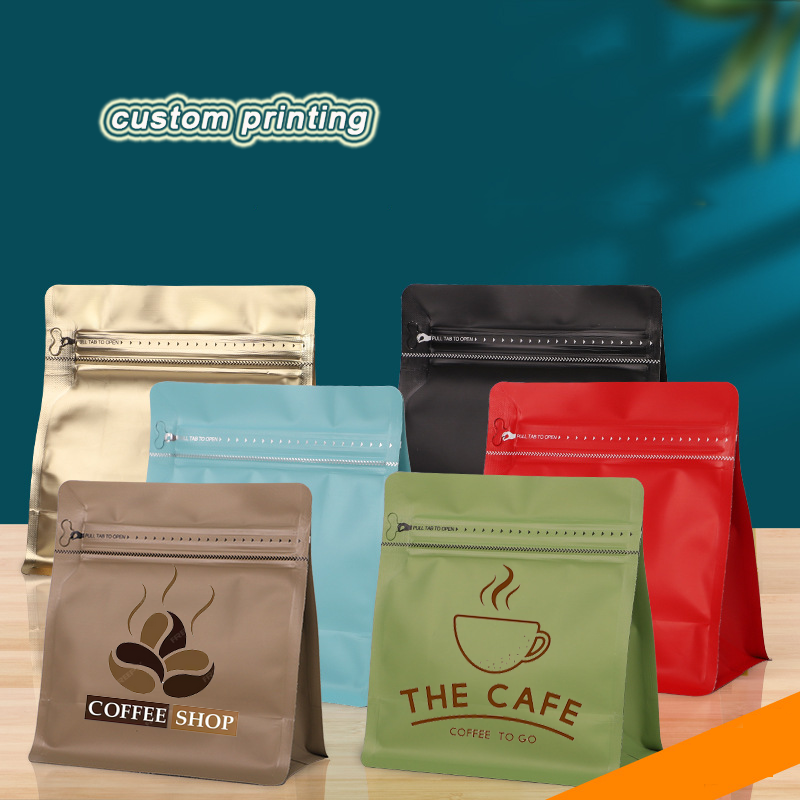 Custom Coffee Bags With Valve  - Zebra Food Storage reseña y precio