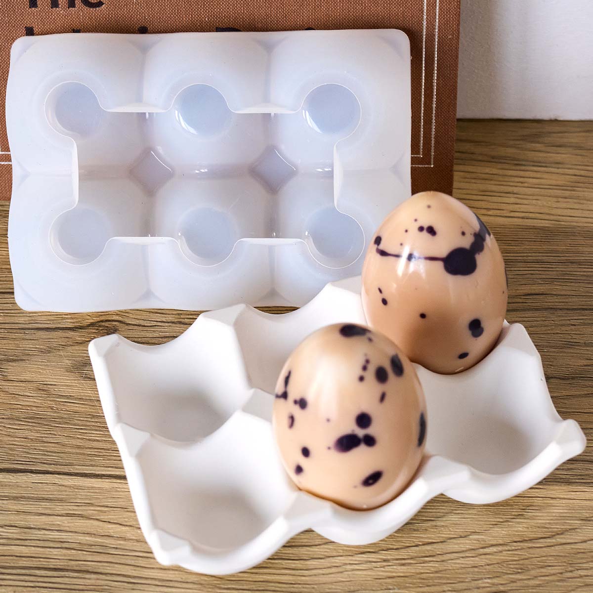 6-Compartment Egg Holder Silic - Food Storage Eggs reseña y precio