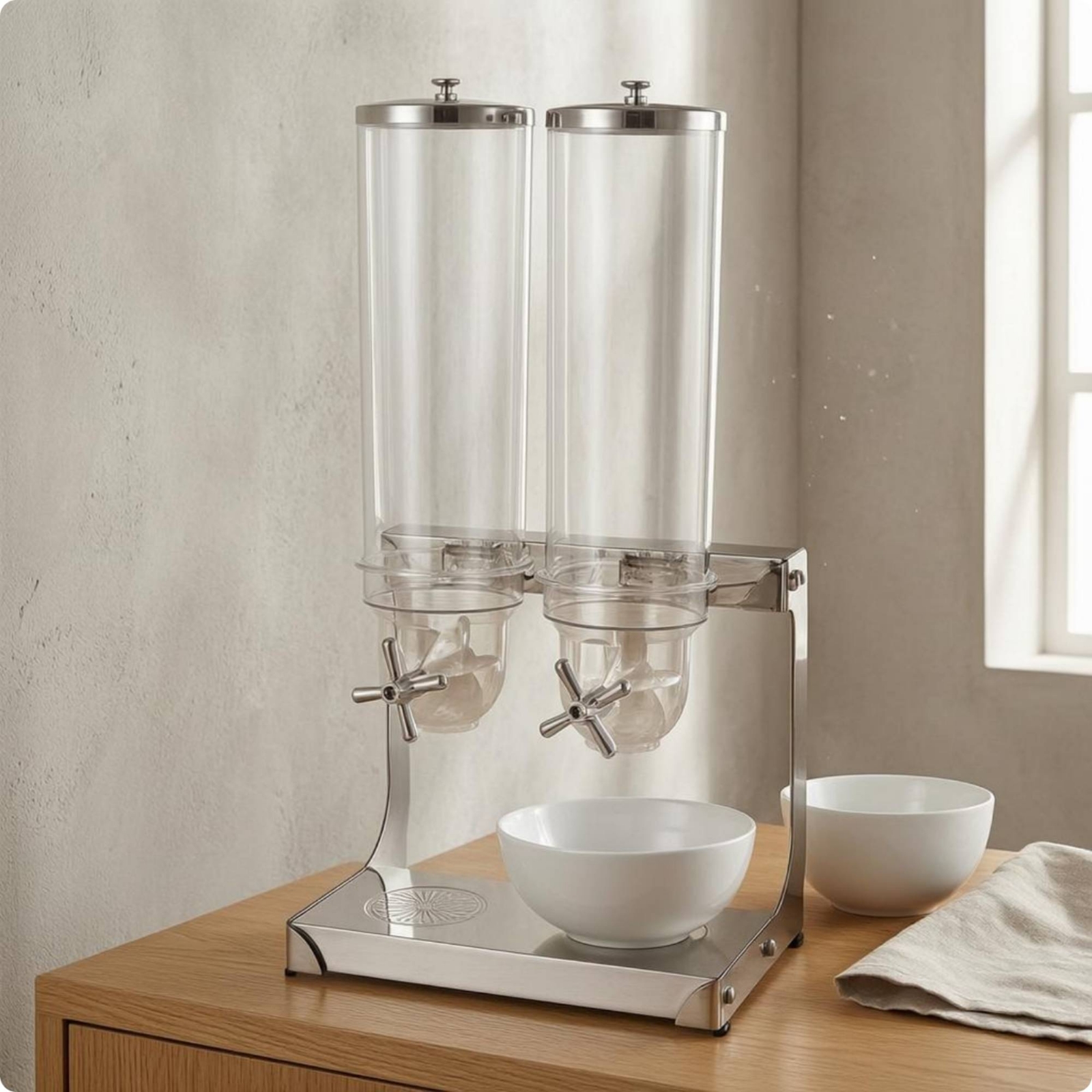 Countertop Grain Dispenser Cle - Food Storage Dispenser reseña y precio