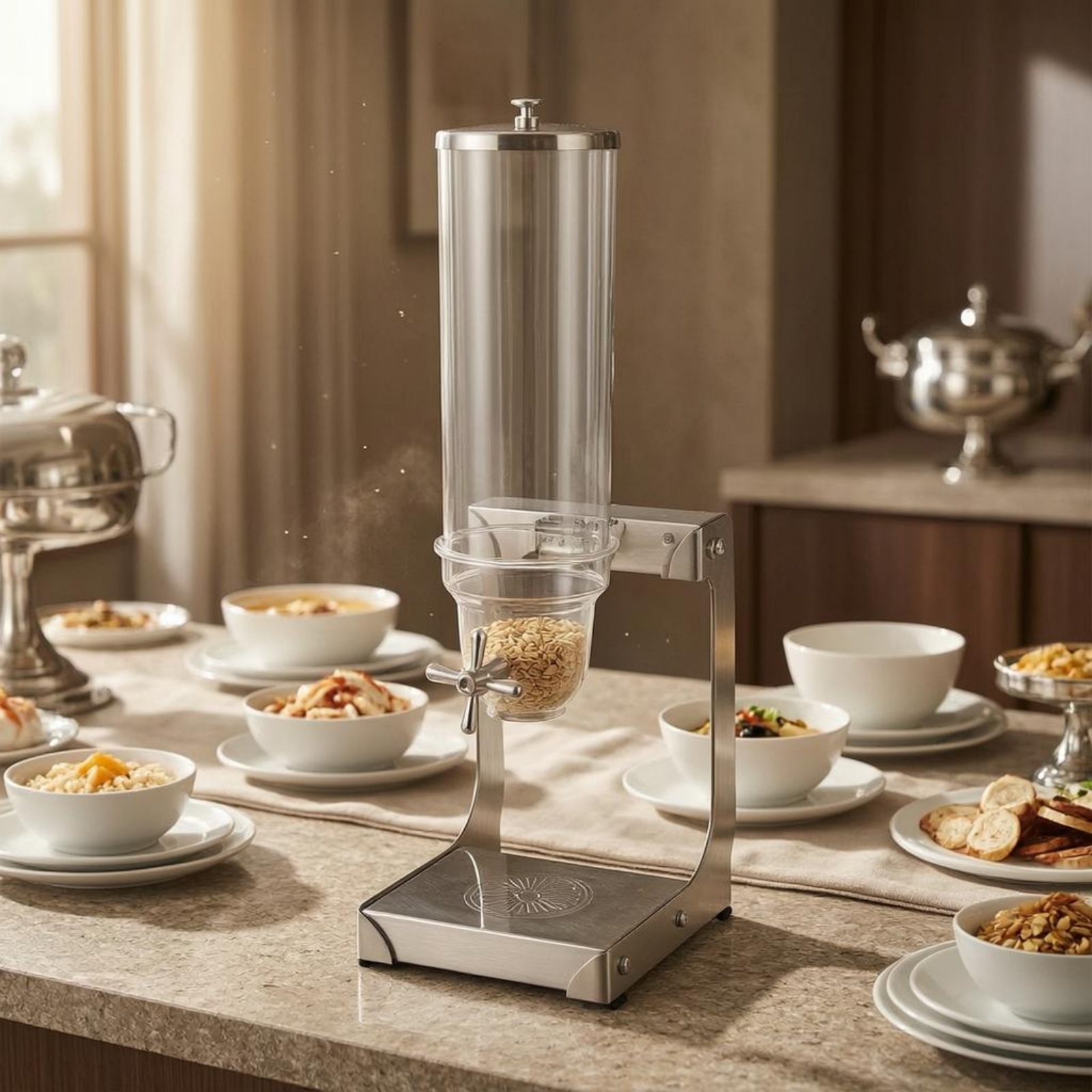 Countertop Grain Dispenser Cle - Food Storage Dispenser reseña y precio