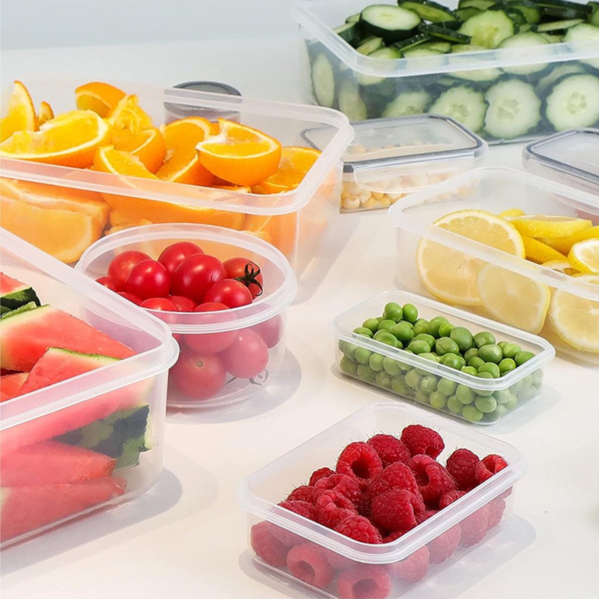 24Pcs/set Food Storage Box Set - Food Storage Square Containers reseña y precio
