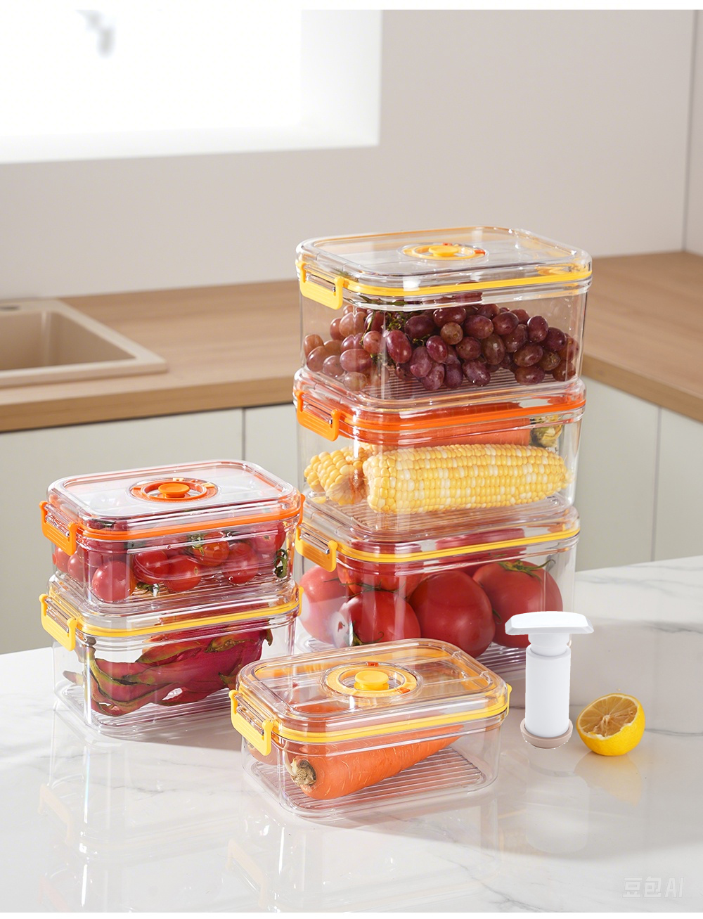 Vacuum Fresh-keeping Box Refri - Food Storage Eco Friendly reseña y precio
