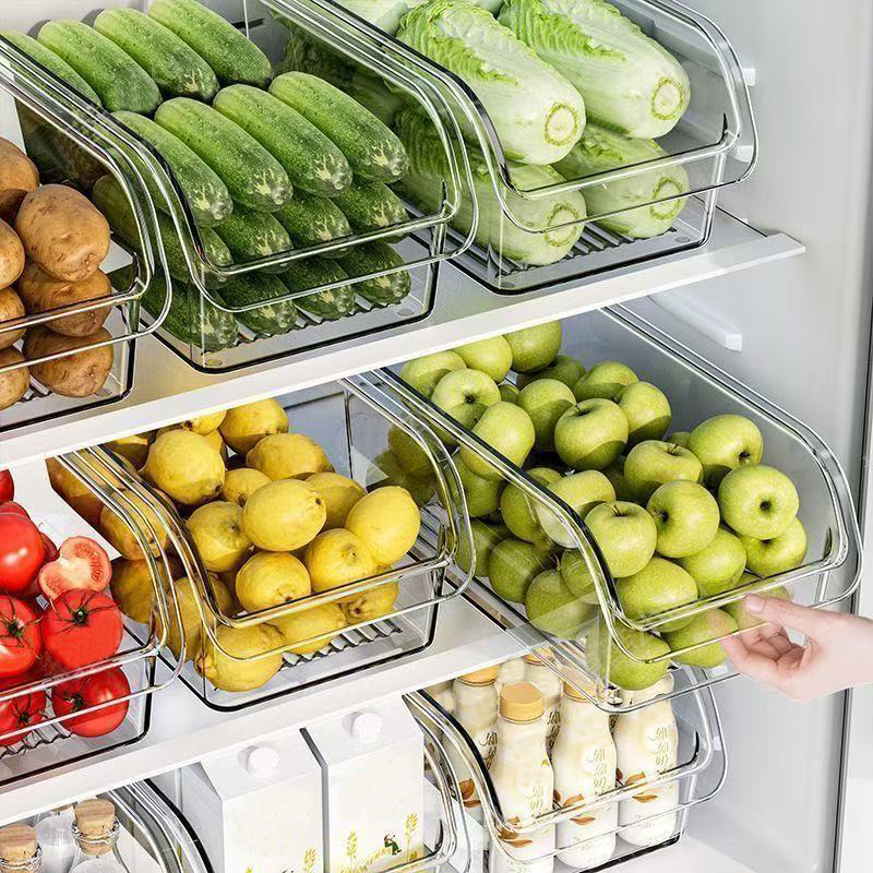 Clear Plastic Drawer Refrigera - Food Storage Eggs reseña y precio