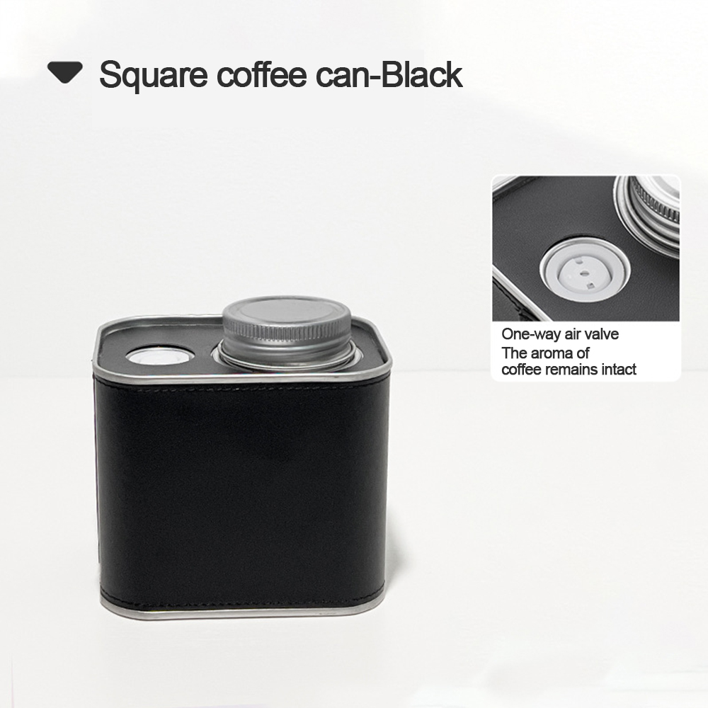 Coffee Bean Airtight Cans Outd - Food Storage Square Containers reseña y precio