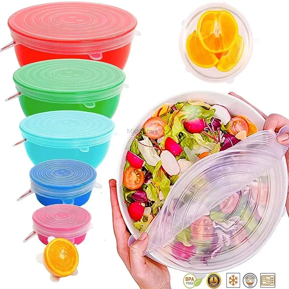 Universal For Kitchen Utensil  - Silicone Stretch Lid reseña y precio