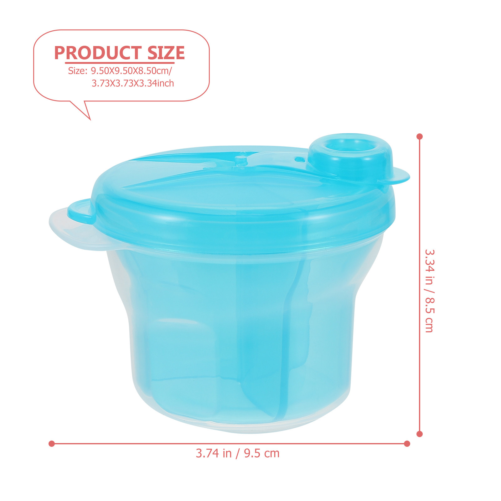 4Pcs Portable Milk Powder Box  - Food Storage Dispenser reseña y precio