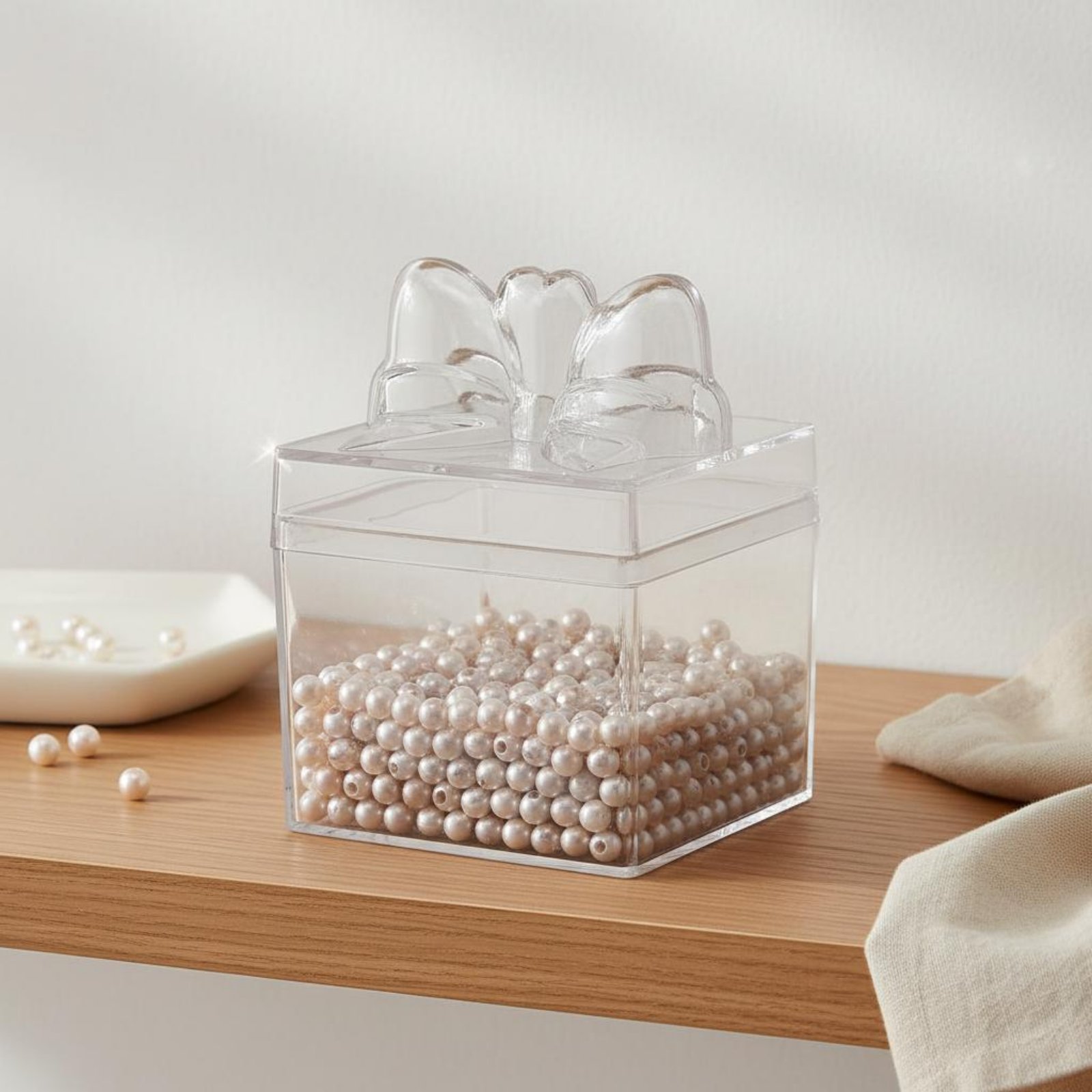 Clear Plastic Candy Box with R - Food Storage And reseña y precio
