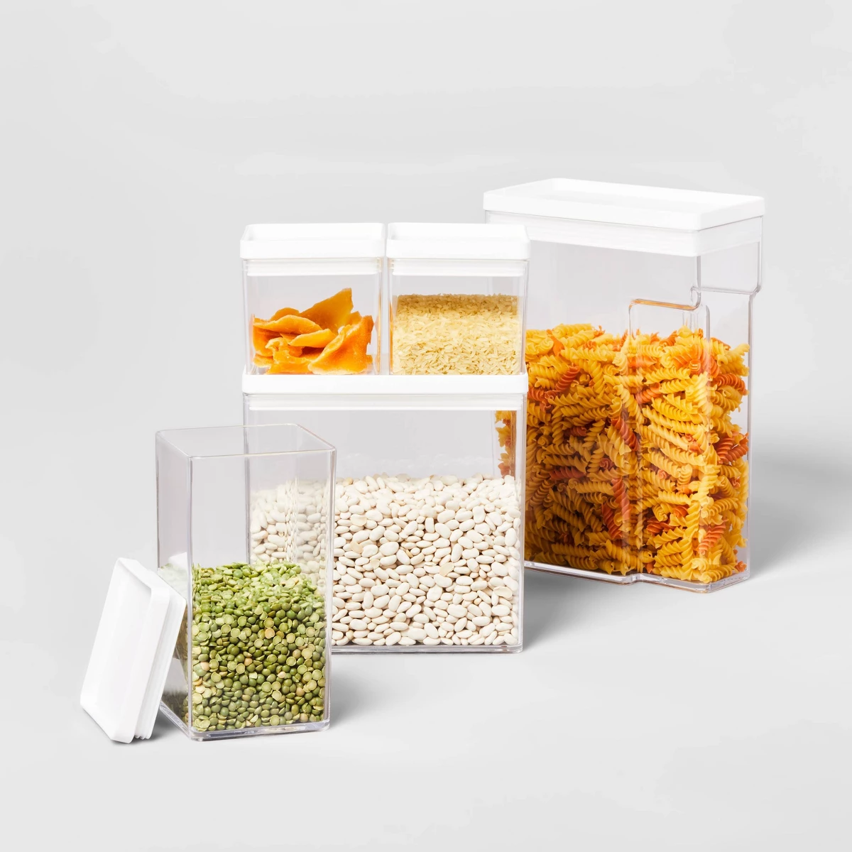 2.75c Short Square Plastic Foo - Food Storage Square Containers reseña y precio