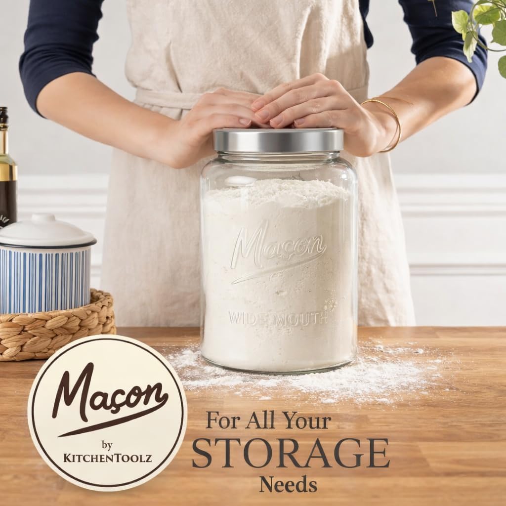 Extra Large    Jar - 1 Gallon  - Food Storage Glass Containers reseña y precio