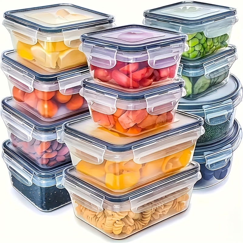 8Pcs Set Includes 4 Containers - Food Storage Cabinet For Kitchen reseña y precio