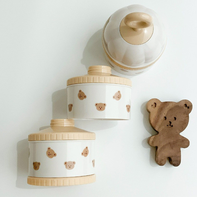 Cute Bear Milk Powder Box Baby - Food Storage Dispenser reseña y precio