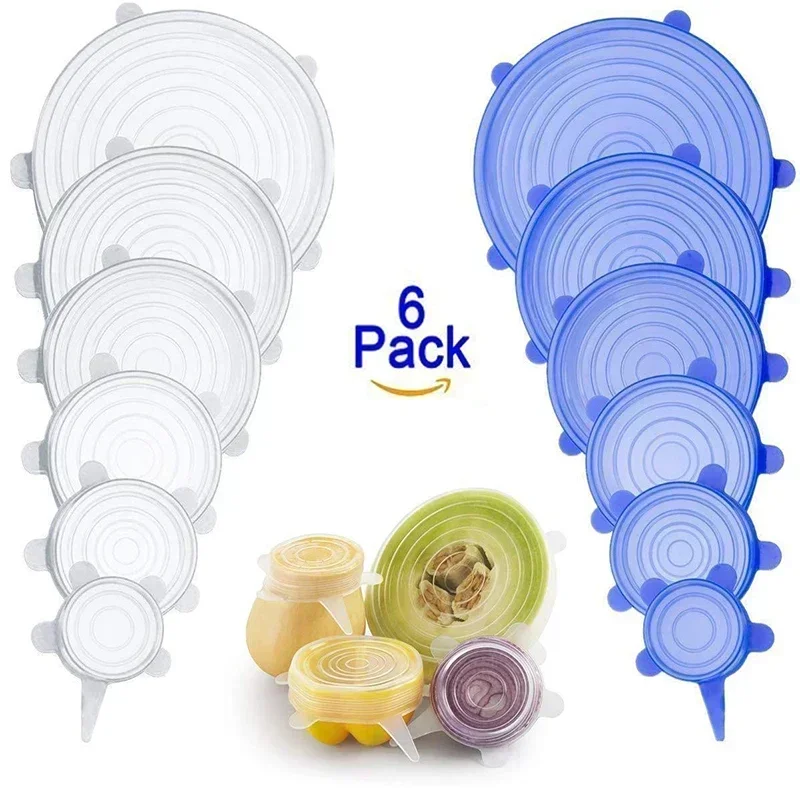 Adjustable For Kitchen Accesso - Silicone Stretch Lid reseña y precio