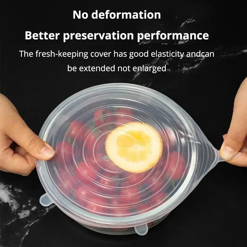 Adjustable For Kitchen Accesso - Silicone Stretch Lid reseña y precio