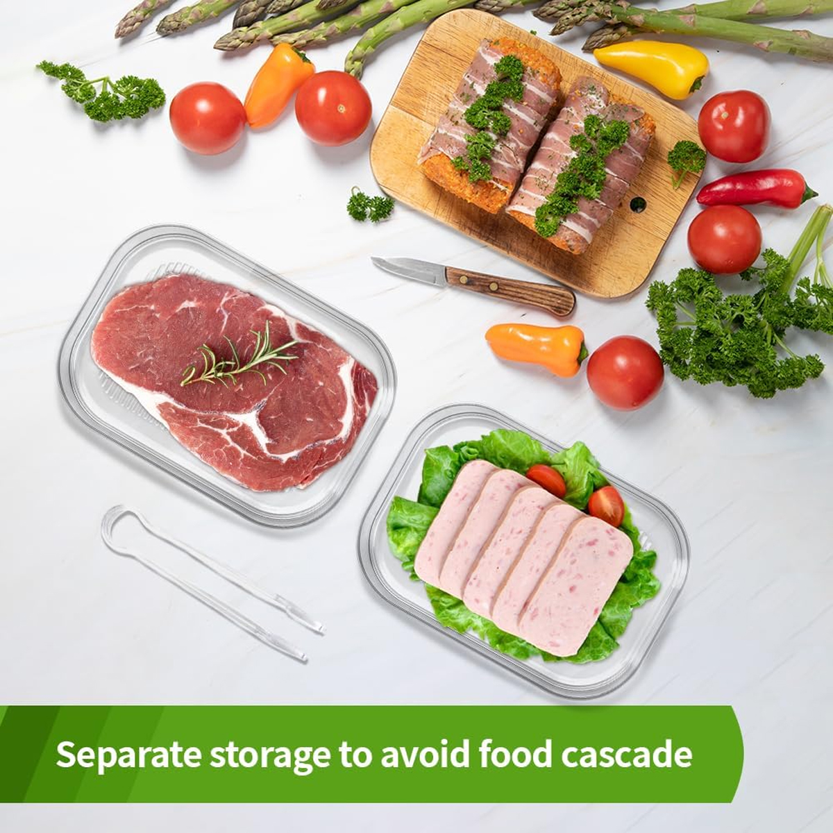 Deli Meat Container for Fridge - Food Storage Eco Friendly reseña y precio