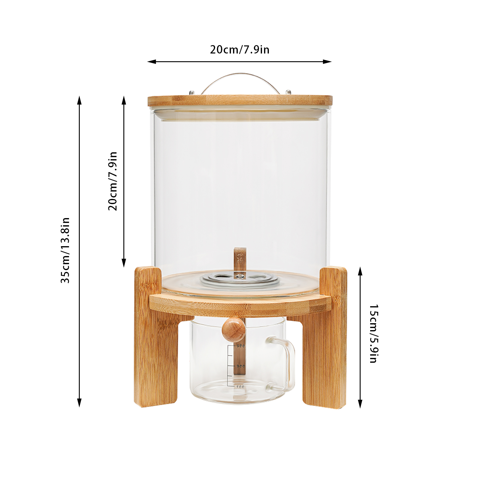 NEW 5L Rice Dispenser Grain Co - Food Storage Dispenser reseña y precio