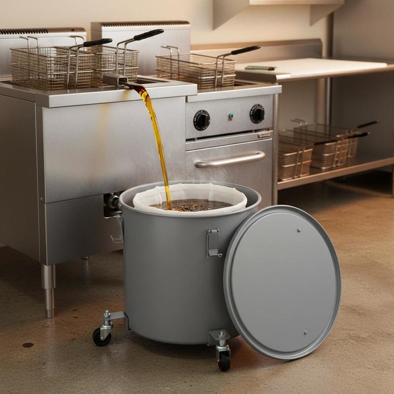 Carbon Steel Oil Transport Con - Food Storage Lid reseña y precio