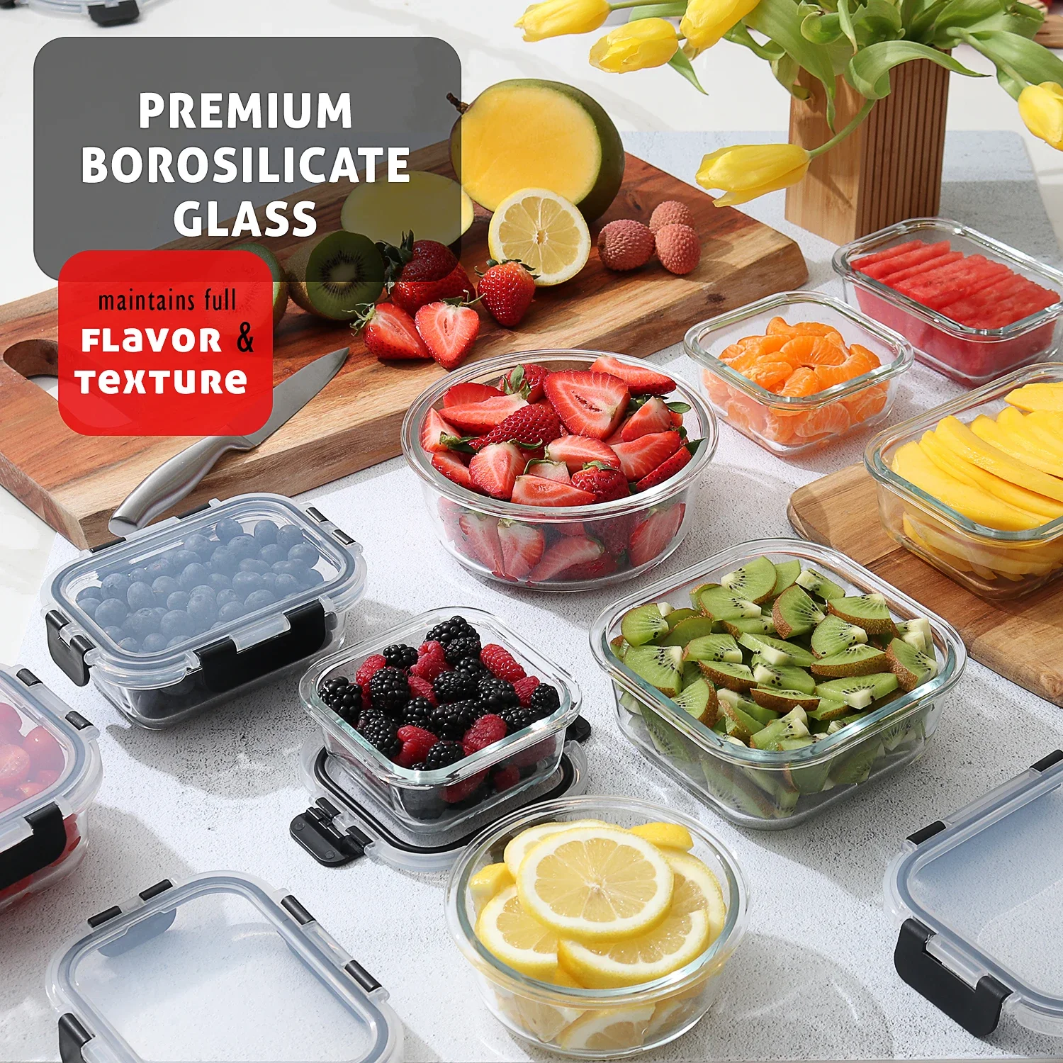 Glass Food Storage Containers  - Food Storage Safe reseña y precio