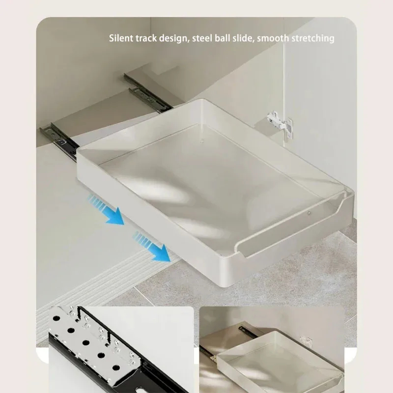 Pull-out Kitchen Storage Rack  - Food Storage Cabinet For Kitchen reseña y precio