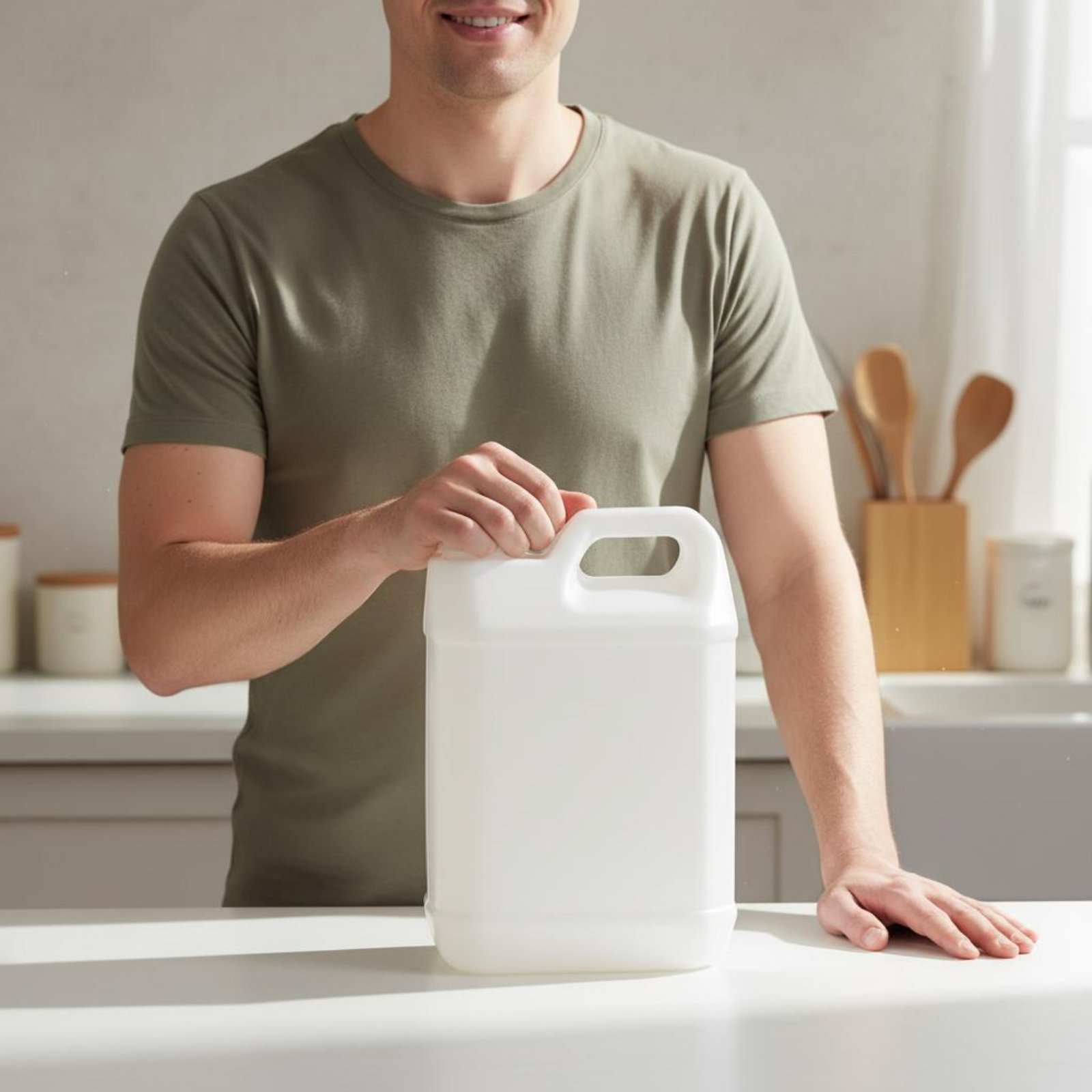 Food-Safe Plastic Jug Versatil - Food Storage And reseña y precio