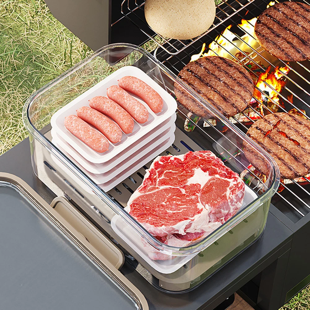 Portable Food Storage Containe - Food Storage Square Containers reseña y precio