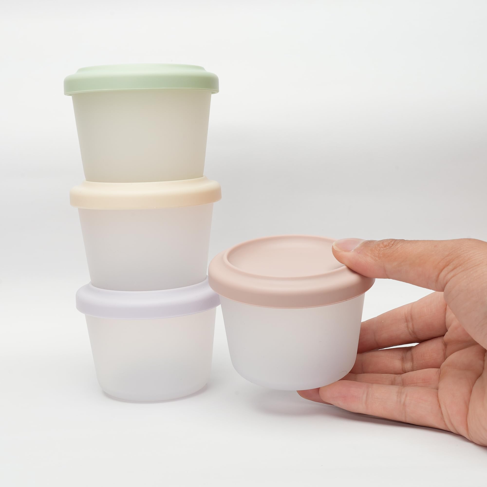 Food Grade Silicone Baby Food  - Food Storage Square Containers reseña y precio