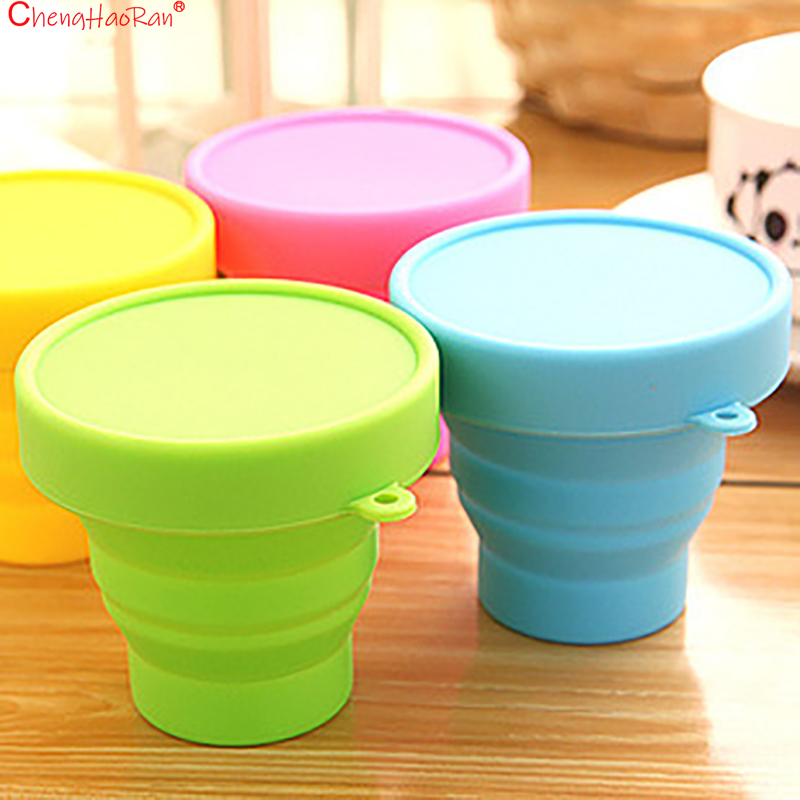 4PCS/LOT Silicone Folding Cup  - Silicone Stretch Lid reseña y precio