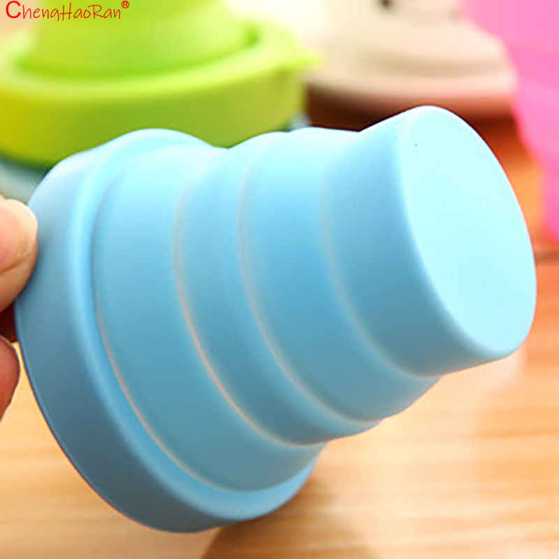 4PCS/LOT Silicone Folding Cup  - Silicone Stretch Lid reseña y precio