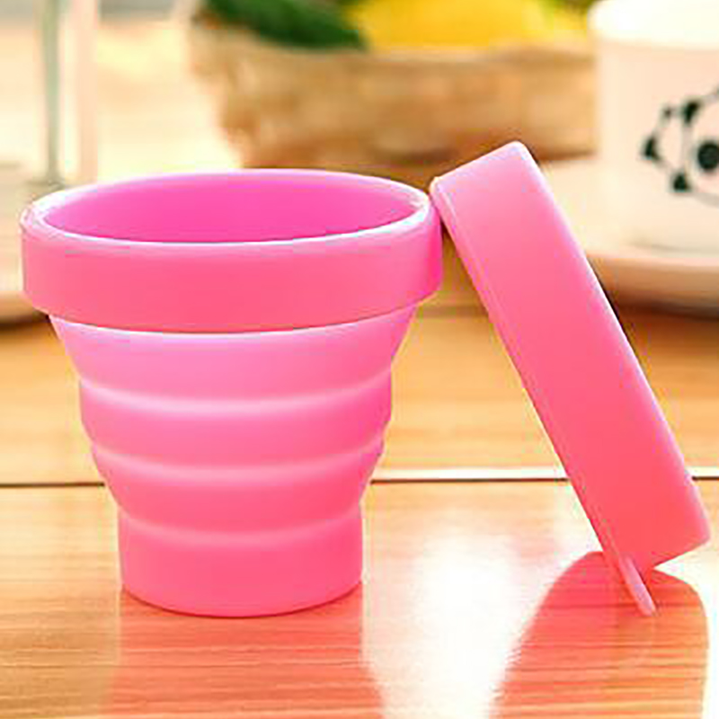 4PCS/LOT Silicone Folding Cup  - Silicone Stretch Lid reseña y precio