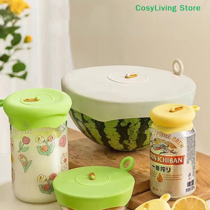 1/3Pcs Silicone Stretch Food   - Silicone Stretch Lid reseña y precio