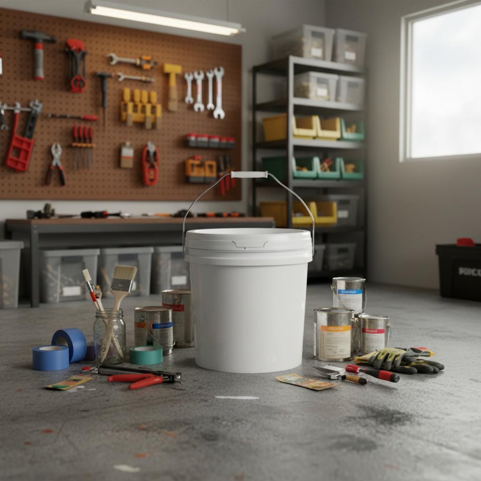 Professional Plastic Pail with - Food Storage And reseña y precio
